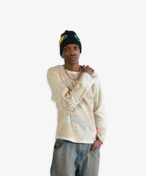 Stamped Waffle Knit