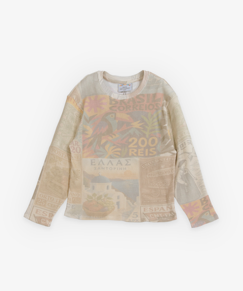 Stamped Waffle Knit