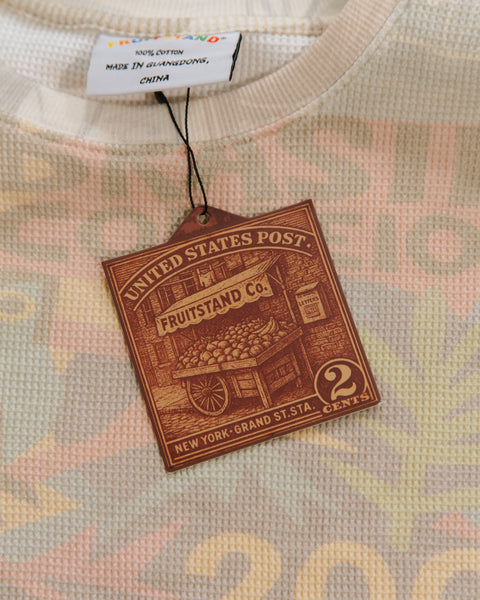 Stamped Waffle Knit