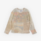 Stamped Waffle Knit
